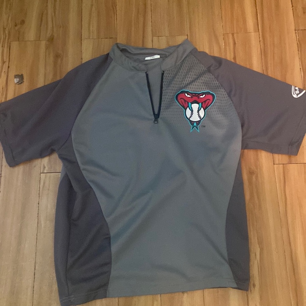 Arizona Diamond backs half zip sweat shirt